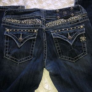 Miss me jeans with beautiful wings 28